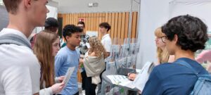 Spontane Gespräche mit Austellern